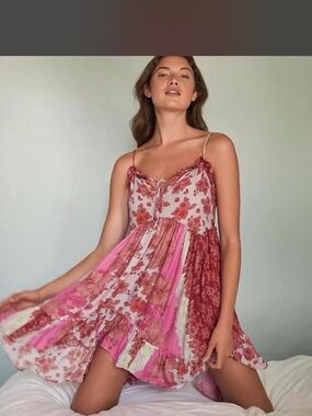 Free People Summer Storm Slip Dress